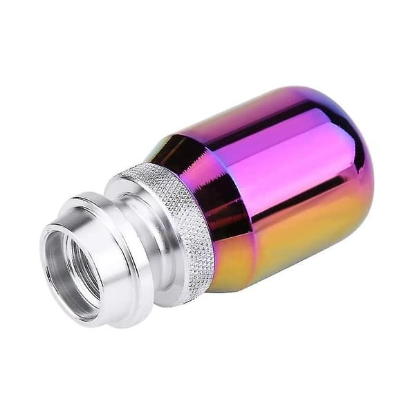 Universal Gear Shift Knob Teleskopisk Justerbar Aluminiumlegering Manuel Gear Shift Knob Hoved (Blank Farve)