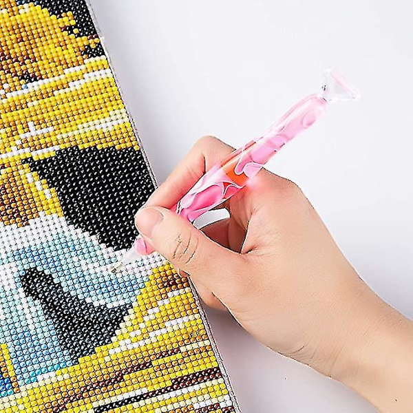 5d Diamantmålning Pen Kit Pink