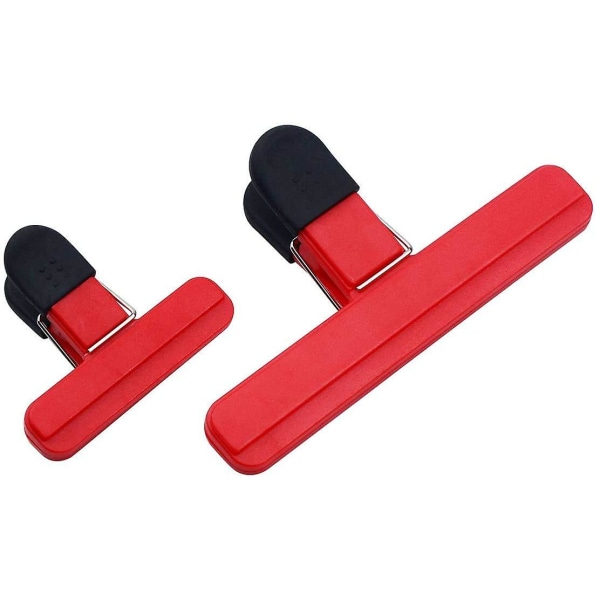 Store klips for matposer i plast, store matklips i plast, tunge matklips i plast, lufttette matklips i plast, klips i forskjellige farger for kaffe