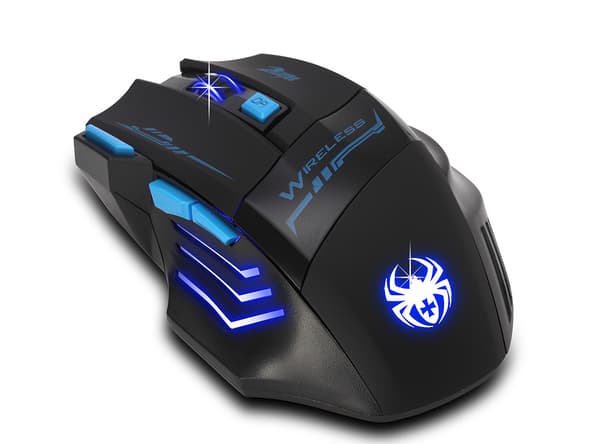 Trådløs gamingmus 2.4G trådløs mus OEM lysende optik