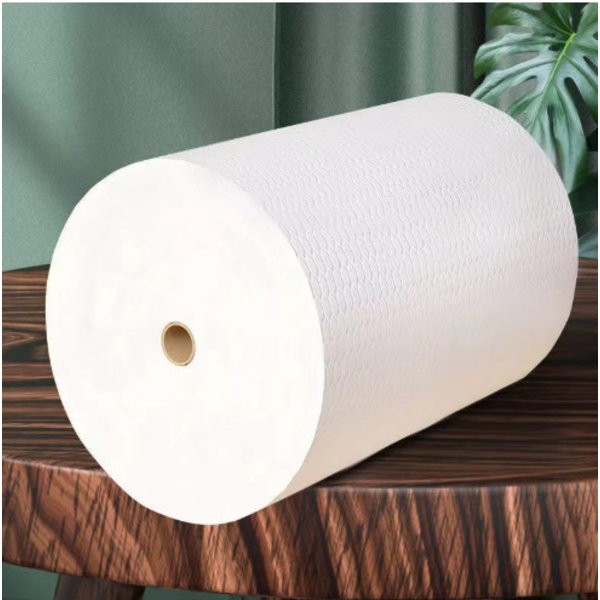 400 ark engångsrengöringsdukar, non-woven tyg engångsdiskdukar rulle handrulle återanvändbara våtservetter för rengöring av tygkök
