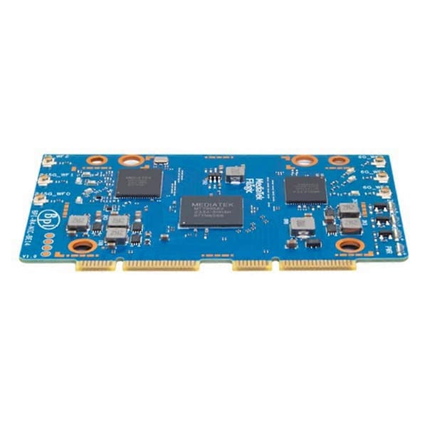 Til Banana Pi -R4-NIC-BE14 Wifi7 Modul Tilbehør til -R4 MT7995AV Chipsæt 2 PCIe 3.0 Interface, 6 stk. Antenne