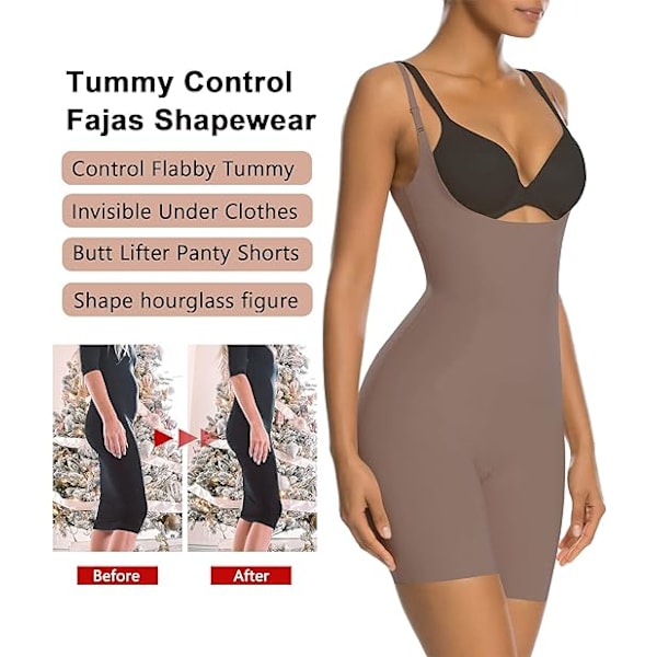 Kvinnors Shapewear S Slankningsbälte Mage Osynlig Osynlig Slankning Roséguld