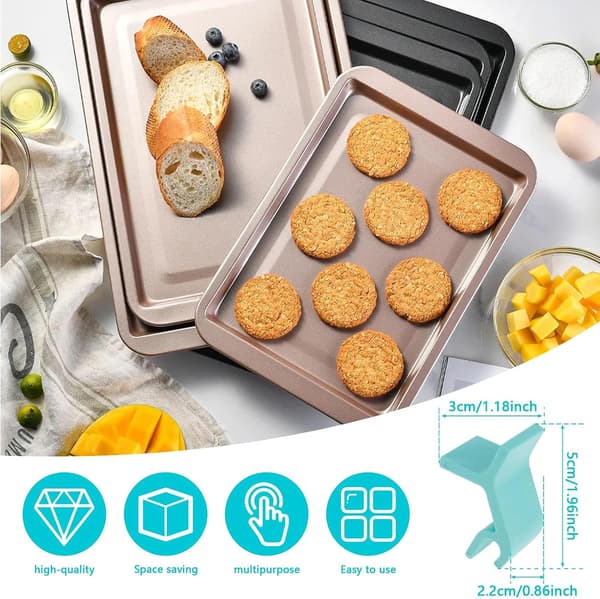 Bagepladestabler, Kagepladestabelclips 16pcs