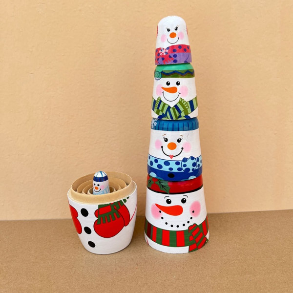 5-lags dukker Udvalgte russiske kunsthåndværk julesnemandsdukker Gavestørrelser varierer