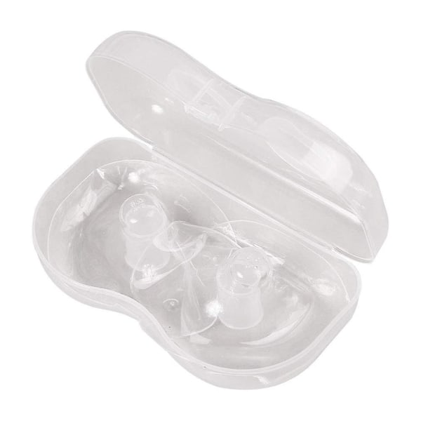Ammehetter av silikon brystvorter med beskyttelsesboks Pakke med 2