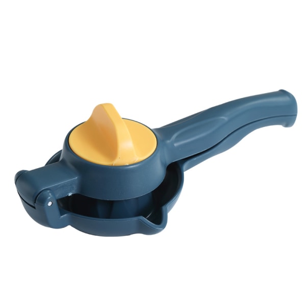 Ubesværet manuel citronpresser - rustfrit stål - nem at rengøre - blå