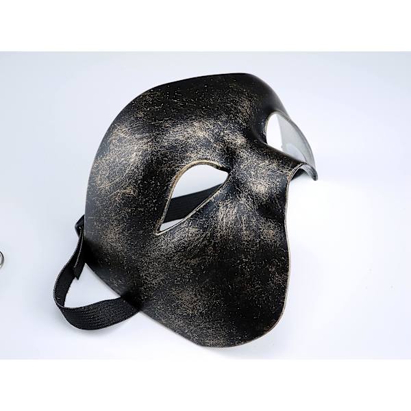 Vakre festballmasker Luksusmaske i sort og gull