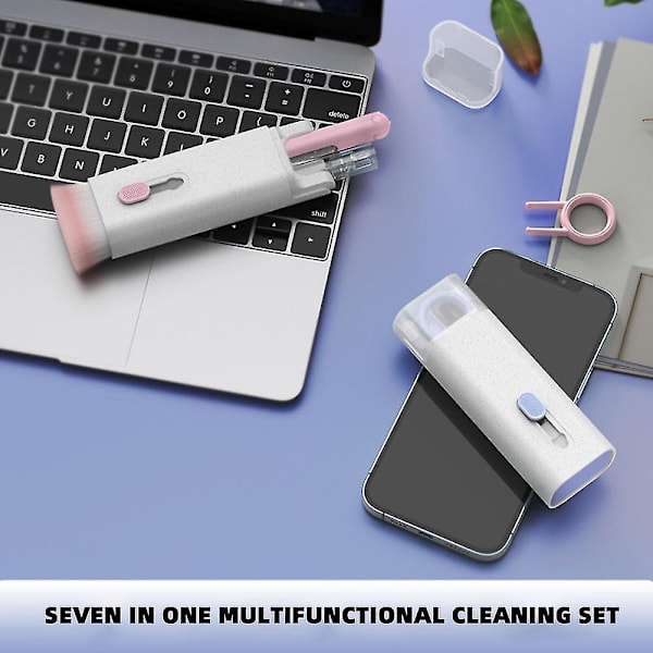 Bluetooth-headset rengöringspenna multifunktionell bärbar tangentbord headset dator rengöringsset Blue