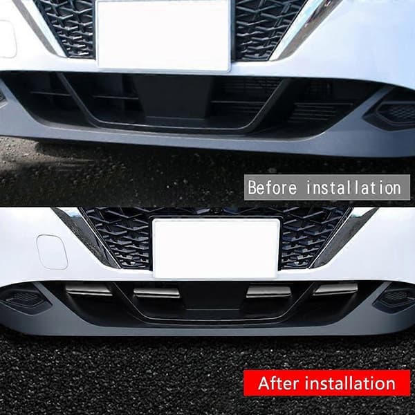 Bil Front Kofanger Nedre Grill Trim Dæk Midterste Mesh Trim Dæk Grill Lys Stribe til NOTE E13 2021 A
