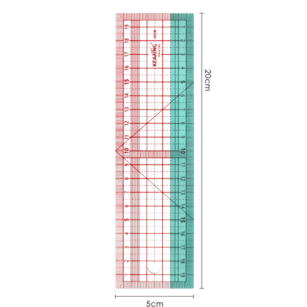 Grafisk linjal 20cm