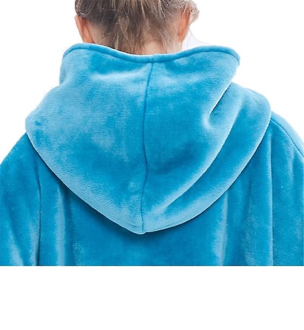 Överdimensionerad bärbar filttröja, bekväm pullover för vuxna män och kvinnor Pink