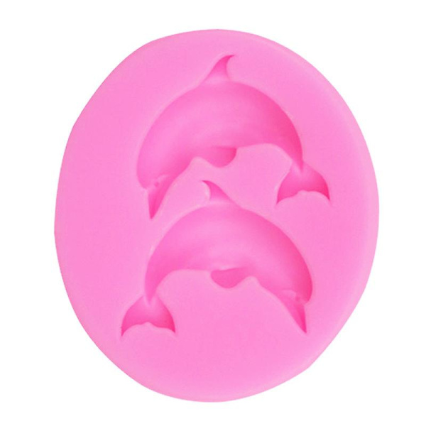 3d Havdyr Delfin Silikoneform Bagning Fondant Sukker Håndværk Diy Kage Slikforme