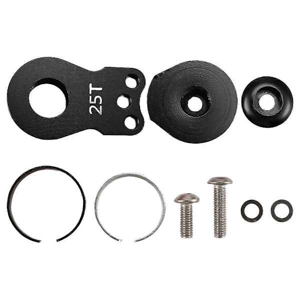 25T Styrservoarm Horn 3 Hål för RC Crawler Bil Stort Vridmoment Digital Servo Uppgraderingsdelar Svart