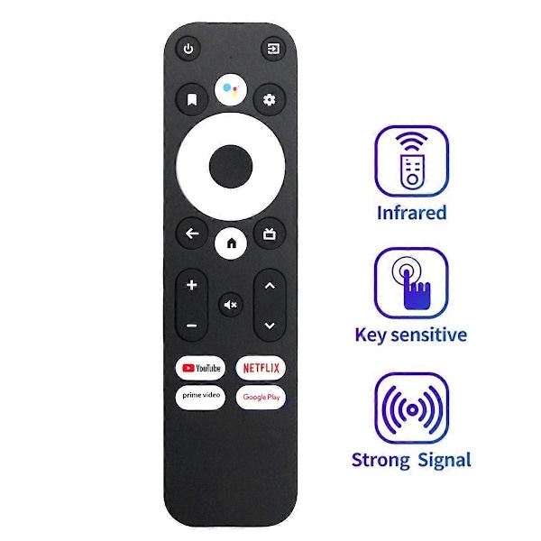 Erstatningsstemmefjernbetjening til / KM2 Plus Android TV-boks til KM2, KM2 Plus, KM7 Plus, KD3, KD5