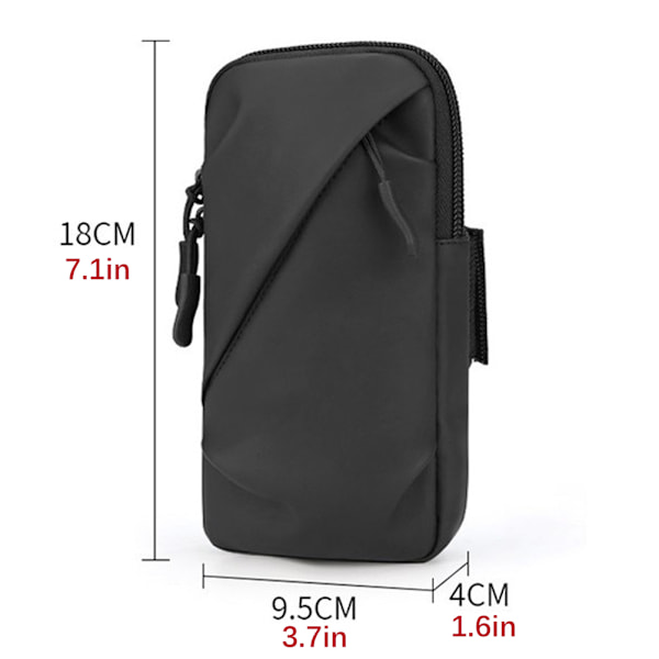 Telefonarmväska Telefonväska Vattentät telefonarmfodral Armband Mobiltelefonhållare för gym