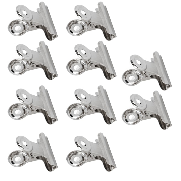10 stk Negleklemmeklemme Metal Negle Extension Clip Neglekunstværktøj tilbehør til glasfiberfiksering