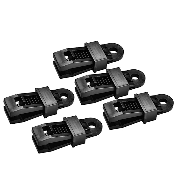 5 SetPack Tältklämma D Shape Lås Tält Markisklämma för utomhuscampingtillbehör