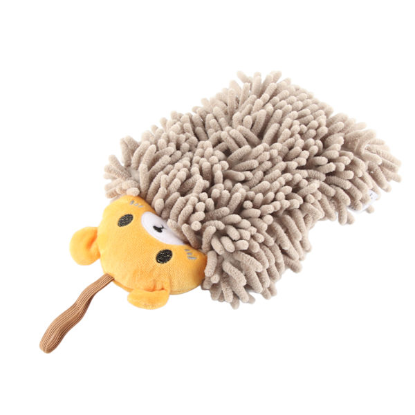 Barn Handduk Vattenabsorberande Mjuk Mikrofiber Hängande Loop Cartoon Handduk för Badrum Kök Toalett Björnen