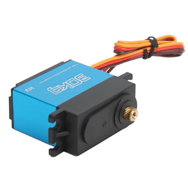 RC 30KG Servo 30KG Alumiiniseosmetallivaihteet Nopea vaste Vesitiivis RC-ohjausmoottori 25T metalliohjausvarrella