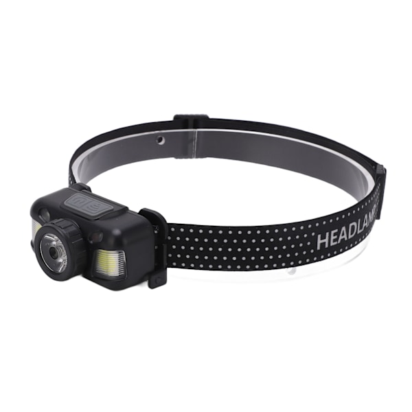 Laddningsbar pannlampa Super Ljus Fast Fokus Sensor Mini Pannlampa för Camping Cykling Löpning Fiske