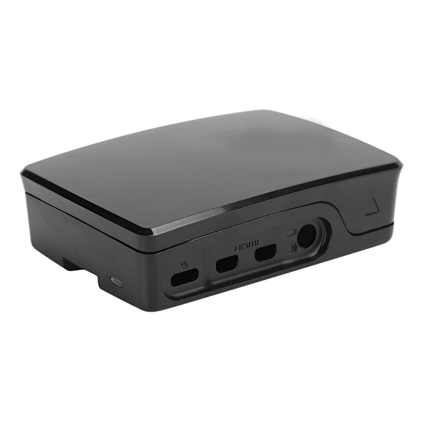 ABS-kabinett Boks Svart Hvit Passer for Raspberry Pi 4B Beskyttelsesboks Svart