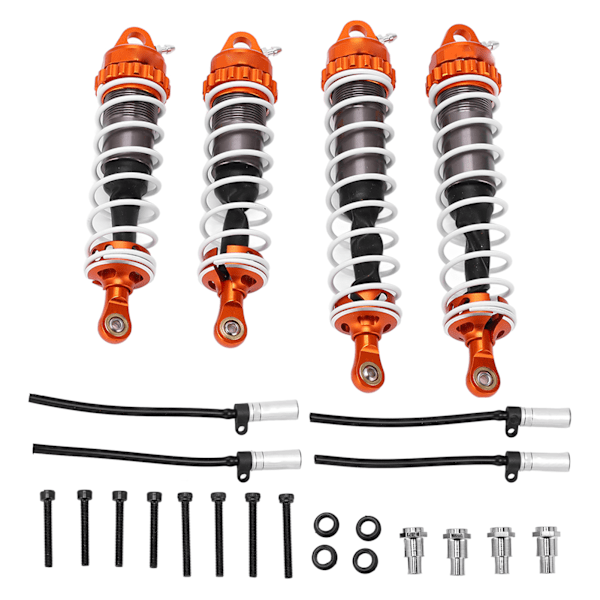 RC Dempererstatning Demperer Aluminiumlegering for ZD Racing 1/7 DBX07 (Oransje Titanfarge)