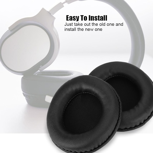 95MM Universelle Erstatningsøreputer Myk Skumpute Headset Deksel