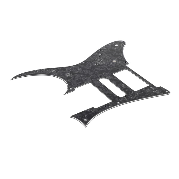 Gitar Pickguard PVC Anti Scratch Guard Plate Sheet Bass Musikkinstrument tilbehør for ST Guardplate Black Pearl GQD09