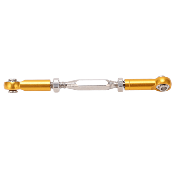 Justerbar RC Servostang Trækstang Metal Styrestang til JLB 1/10 RC Truck Biler Guld