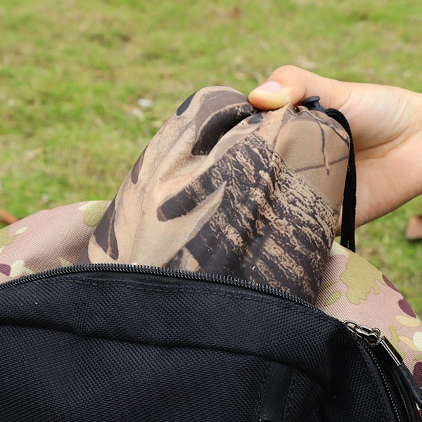 Vanntett Army Camo Telt Presenning Laken Baldakin Markise Regnbeskyttelse (2 x 2m)