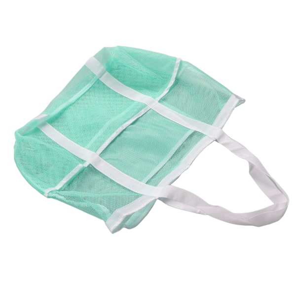 Foldbar strandveske i nylonnett - Mintgrønn, 40L, forsterket kant