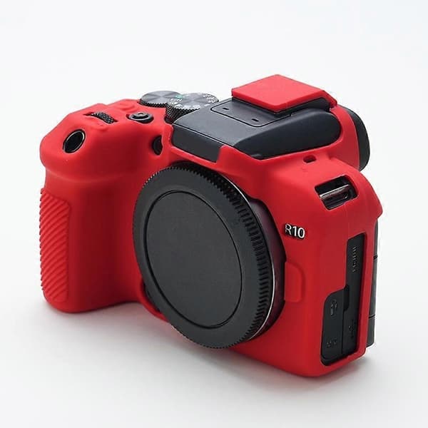 Q0I Soft Silicone Case for Canon EOS R10 Camera, Anti-scratch s7h Dustproof Protective Cover -