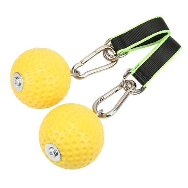 Climbing Pull Up Hand Grips Ball Set med Webbing Spänne Fitness Halkfri Arm Styrketräning Träningsboll 97 mm