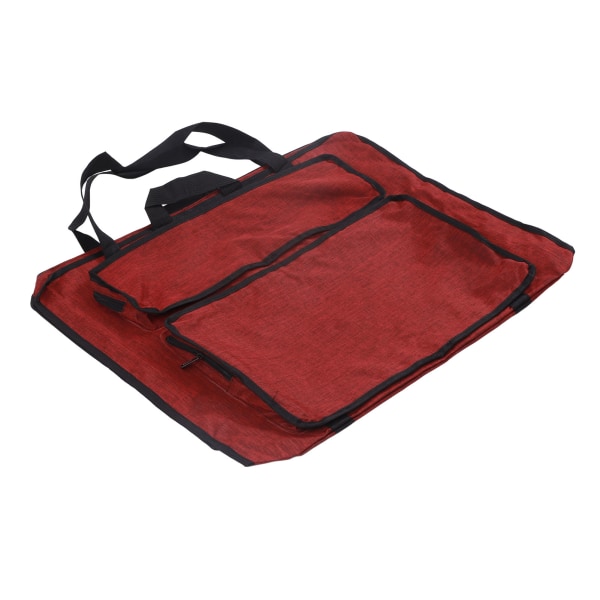 Art Bag Vanntett Sammenleggbar Bærbar Sketching Board Bag med stor kapasitet for Art Supplies StorageRed