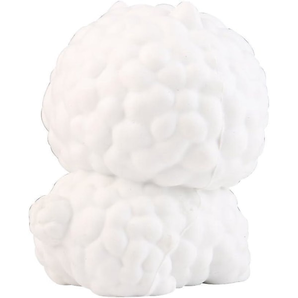 Giant White Sheep Bear Slow Rising Squishy Toy - Stress Relief Squeeze Toy (1st)
