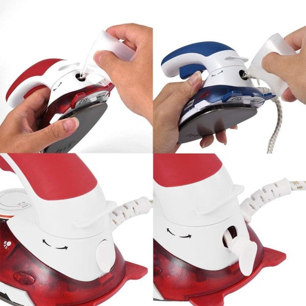 Kläder Steamer Iron Mini Handhållen Tyg Steamer Snabb uppvärmning Rese Tvätt Steamer