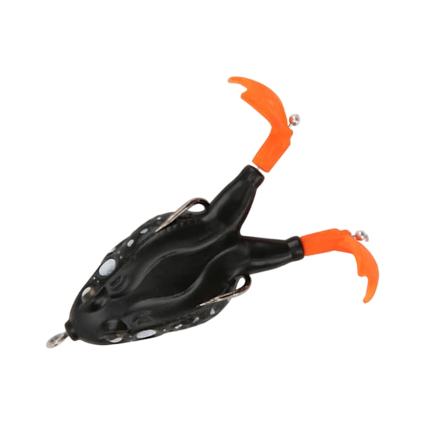 Dobbelt Propeller Frø Fiske Lokkemad Fleksibel Tyk Holdbar Kunstig Simulering Fiske Agns 8#