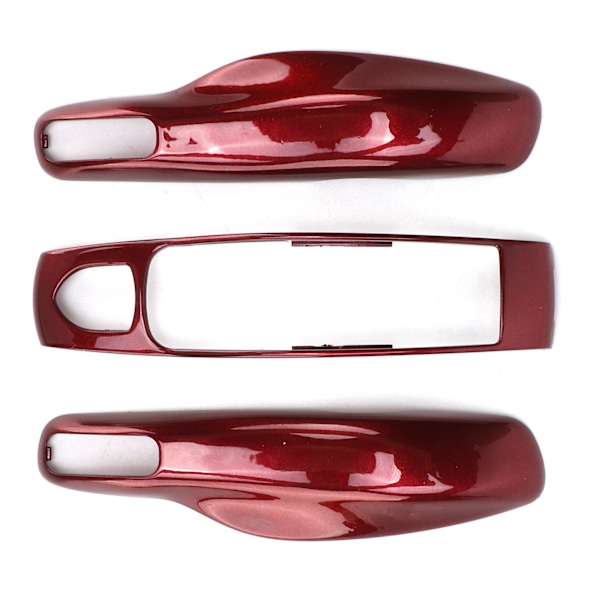 Nøglefob Cover Shell Beskytter Bil Modificering Udskiftning til Panamera Cayenne MACAN Boxster Cayman 911 718 Rød