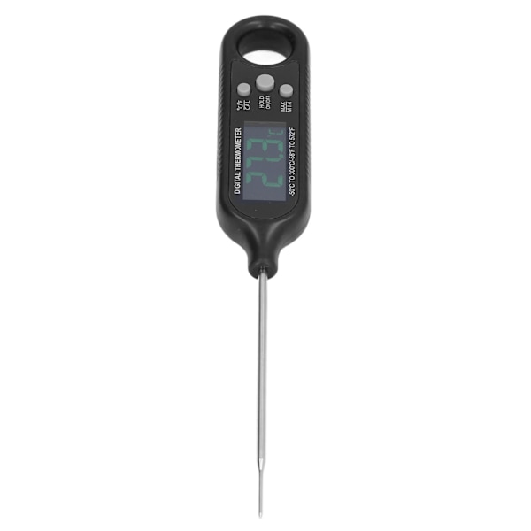 Penntyp mattermometer elektronisk rostfritt stål sond grill kökstermometer för matlagning grill svart