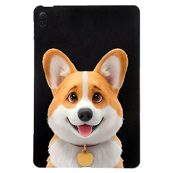 Pattern Printed Honor Pad X8a Case, Slim TPU Tablet Protective Cover - Corgi