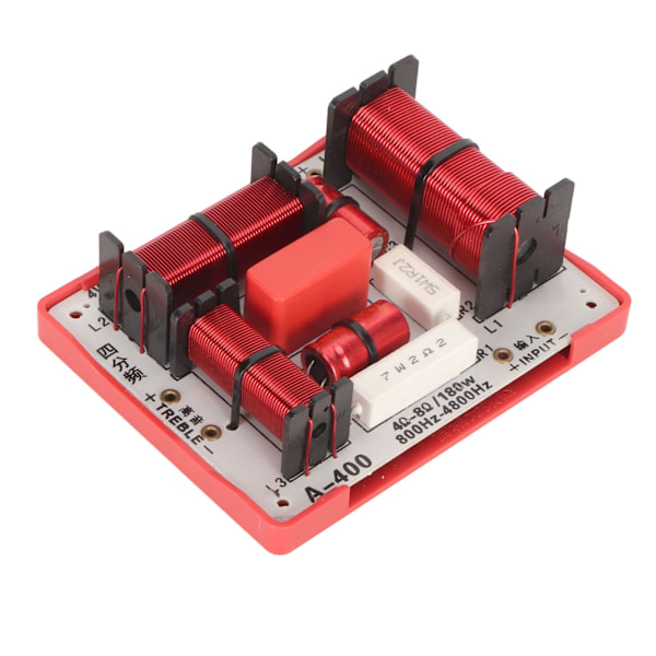 4-tie jakosuodin PCB 1 Diskantti 1 Alto 2 Basso Äänen taajuusjakaja KTV-kaiuttimille 180W