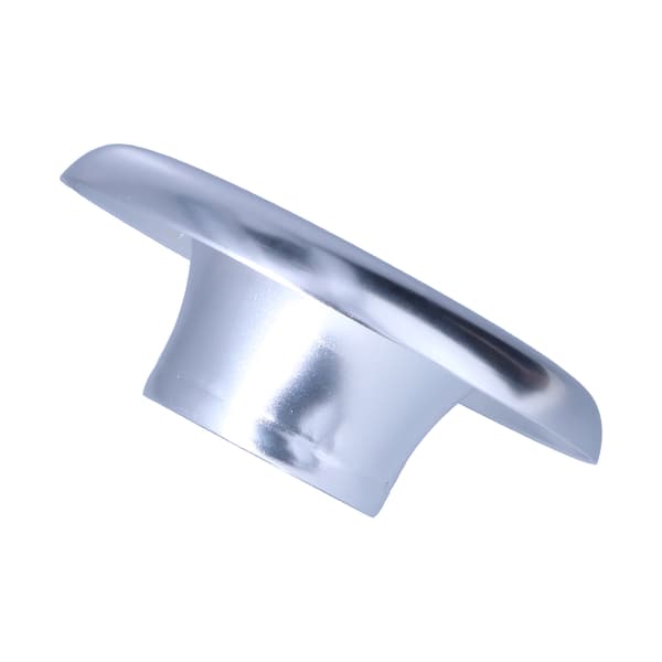 4in Kaldluftsintak Turbo Horn Velocity Stack Adapter Dekorasjon CNC Aluminium Biltilbehør Sølv