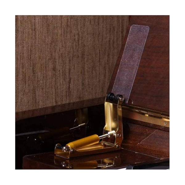 Pianolock i legering för långsam stängning och sänkning hydrauliskt pianolock reducerande pianotillbehör, guld