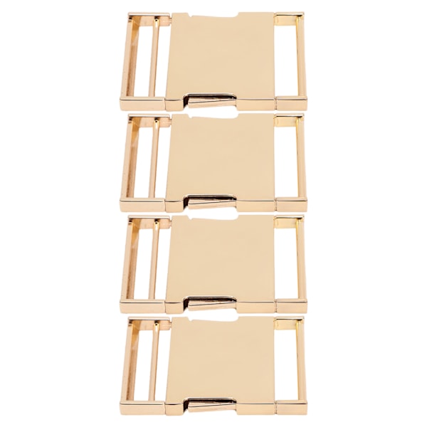 4 Set Sidospännen Justerbara DIY Produktion Hög Hårdhet Legering Bältesspänne för Ryggsäckar Resväskor Bälte