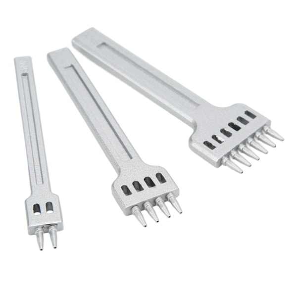 Lær Syl 2 Tenner 4 Tenner 6 Tenner Sink Legering Hvit Fin Glans Stor Åpning Utslipp Speilfinish Søm Syl 5mm