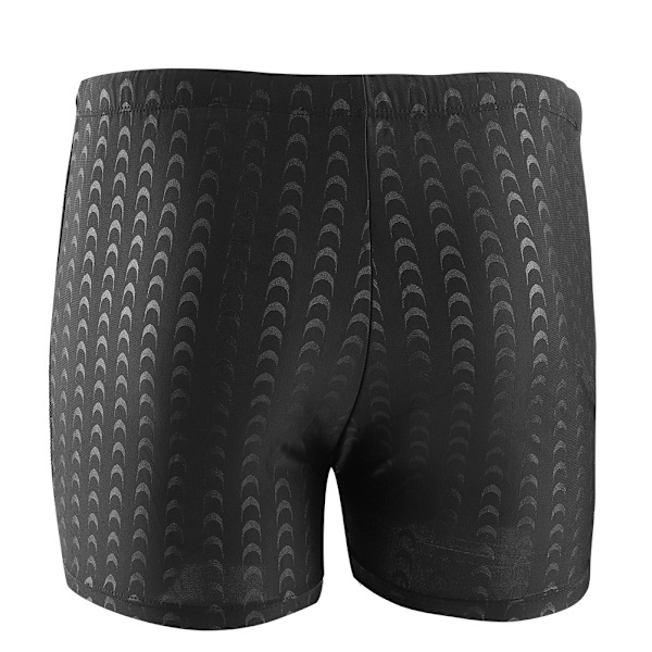 Herr Sport Badkläder Racing Simbyxor Snabbtorka Strumpor Baddräkt (svart 4XL)