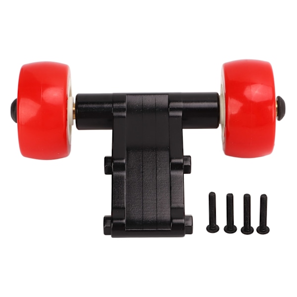 RC-bil Hodet Opp Hjul Aluminiumslegering Dobbelt Hjul Hode RC-bil Wheelie Bar Utskifting for ARRMA Notorious 6S 1/8 Svart