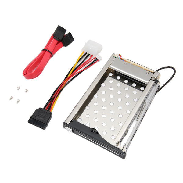 2.5in SSD HDD Intern SATA-fack Stöder SATA I II III 6Gbps Hot Swap HDD Caddy-fack med Säkert Lås LED-indikator