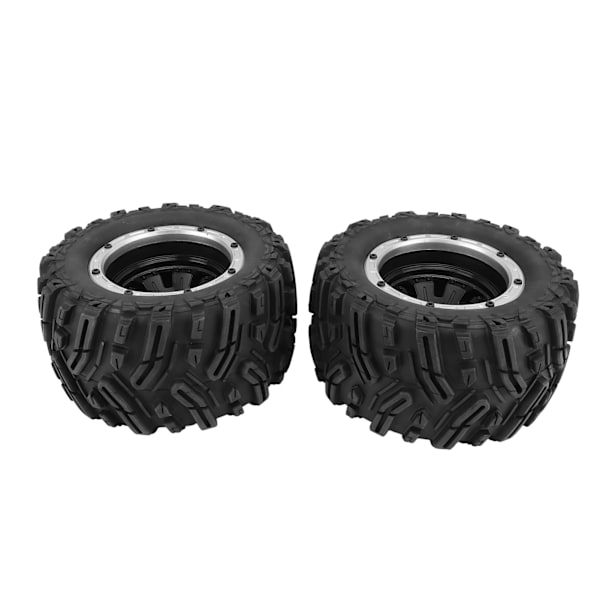 2 st RC-bil Gummihjul Stark Grepp Flexibelt Stark Dämpande RC Gummihjul För ZD Racing 1/7 RC-bil Silver